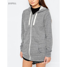 New Look Longline Zip Front Athletic Gym Women Hoody